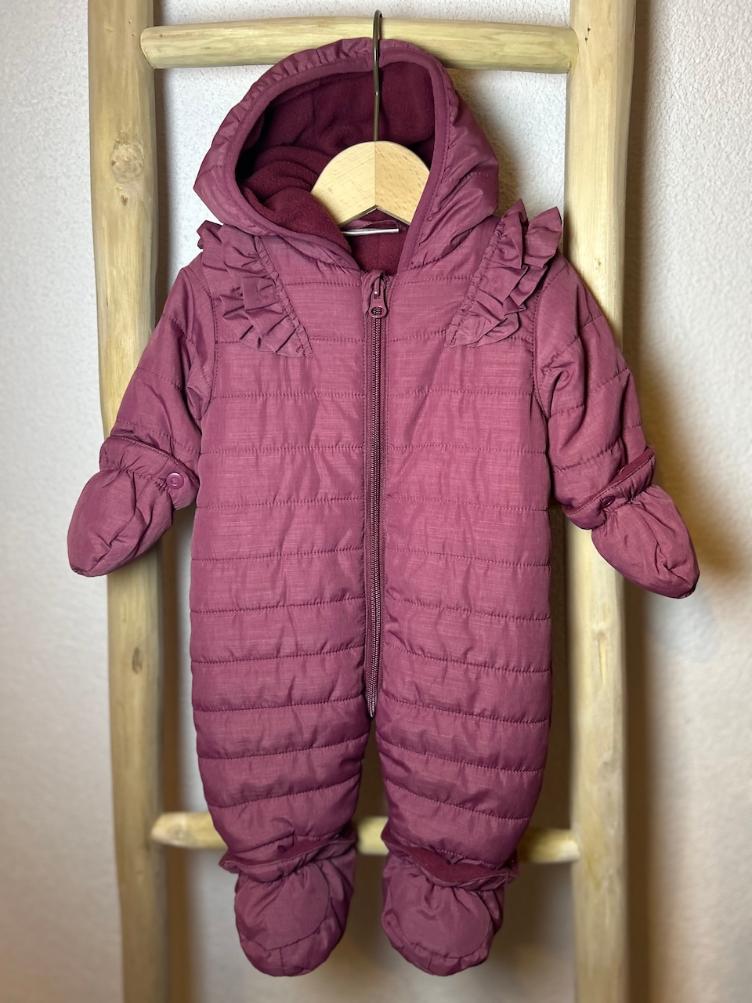 Pre-Loved Baby-Schneeanzug von Fixoni I Grösse: 56 (1–3M)