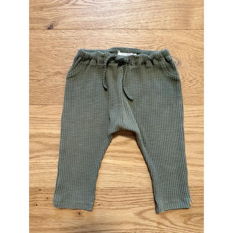 Pre-Loved Hose von Lil’ Atelier | Olivgrün | Grösse: 62
