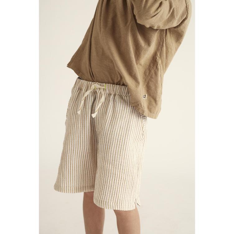 Gestreifte Bermuda-Shorts aus Muselin -My Little COZMO