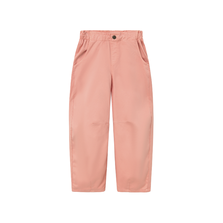 Cozmo – Atenas Twill Pants aus Lyocell-Mix (Rose) mit verstellbarem Bund