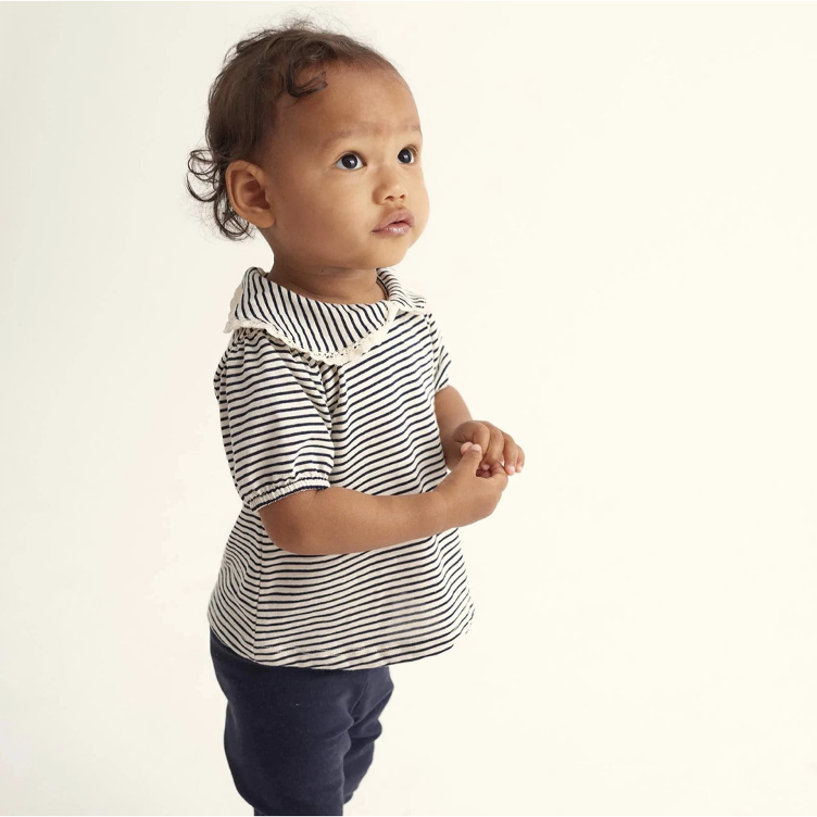 Stripped Baby T-shirt- MY LITTLE COZMO