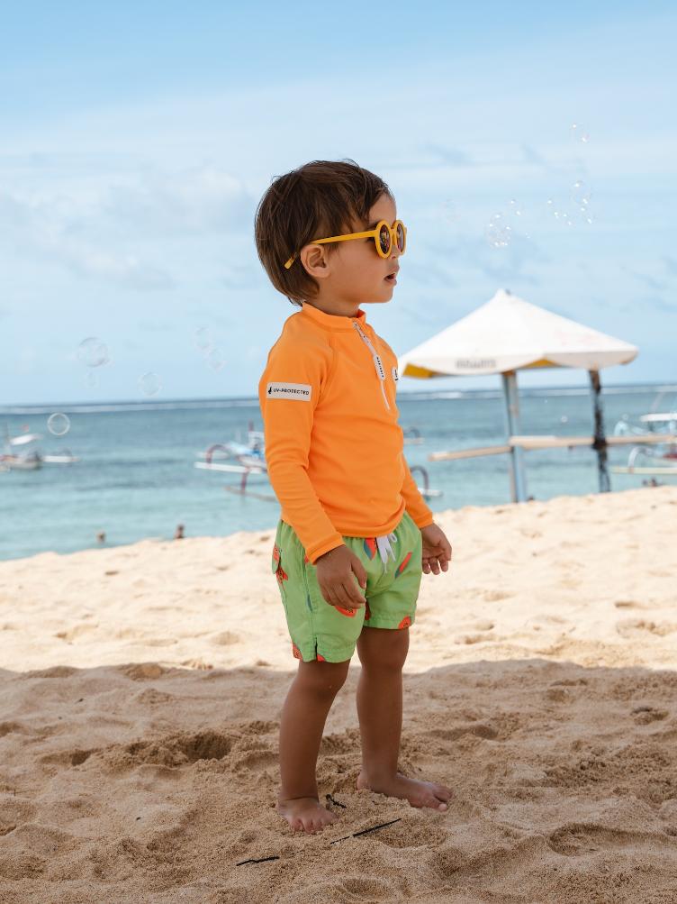 KINDISCH UV-Shirt Langarm – Orange - 4