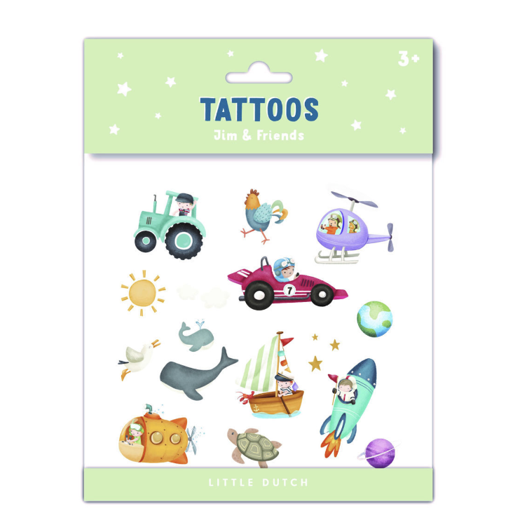 Tattoos – Jim & Friends I Little Dutch
