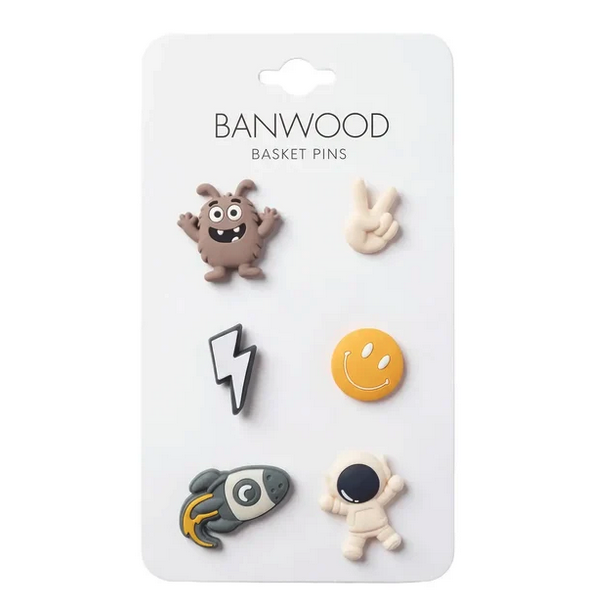 BANWOOD Pins für Körbe - Weltall