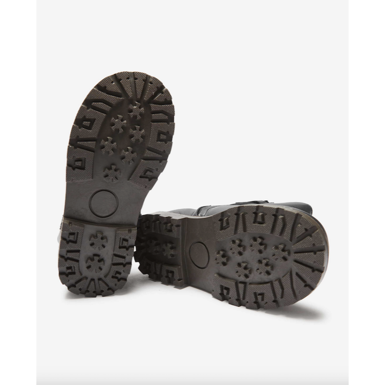 Wasserdichte Winterstiefel mit Lammfell `TEX` in Blau - CLIC - 2