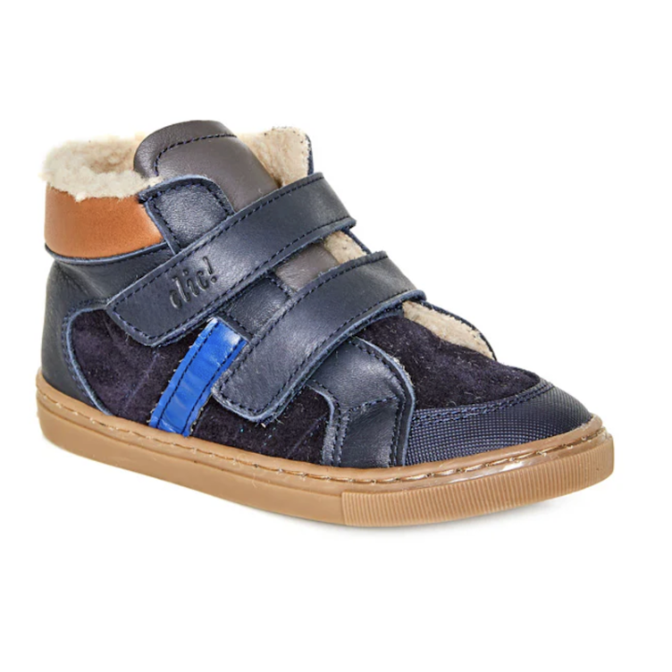 SALE I Lederschuhe mit Lammfell - CLIC