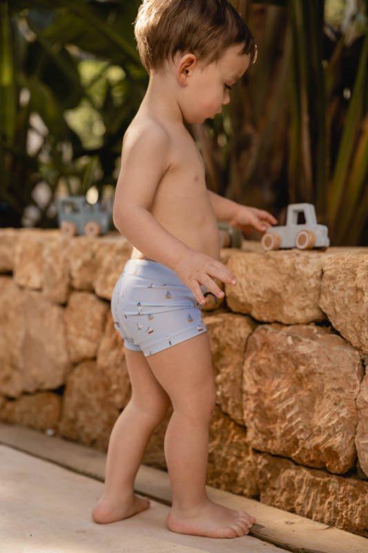 Badehose Sailors Bay Blue LITTLE DUTCH - 2