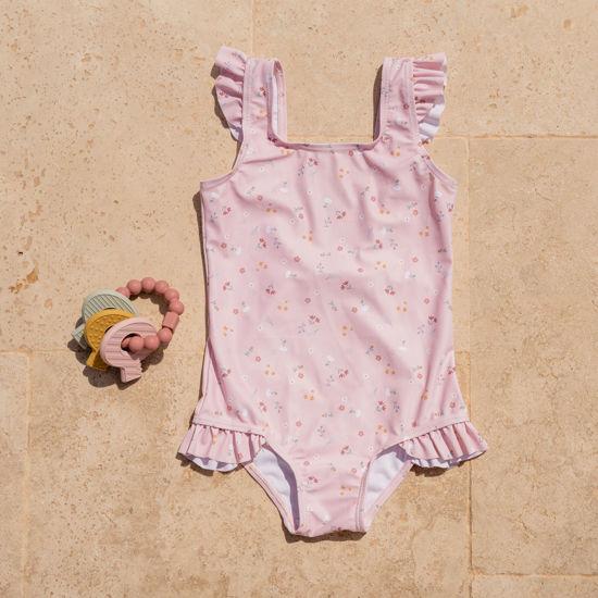 Badeanzug Little Pink Flowers LITTLE DUTCH - 0