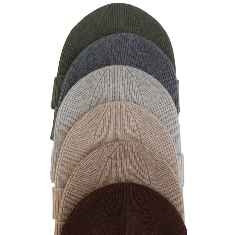 Klassische Mütze für Babys & Kinder – Merinowolle & Kaschmir Grösse 1-4Y