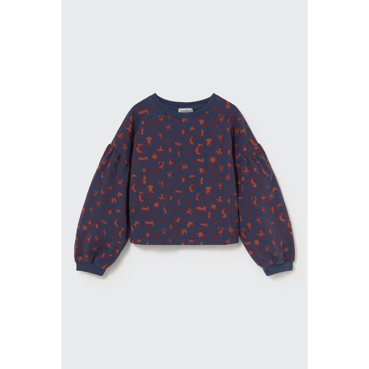 COZMO Kids Sweatshirt – Navy Animal Print
