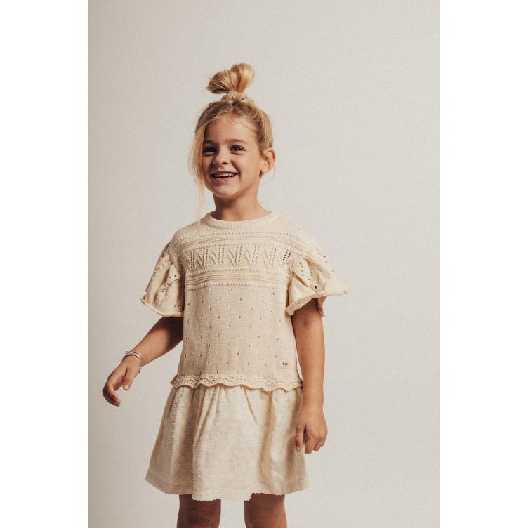 Strickkleid `Creme-Oat` - BAJE Studio - 5