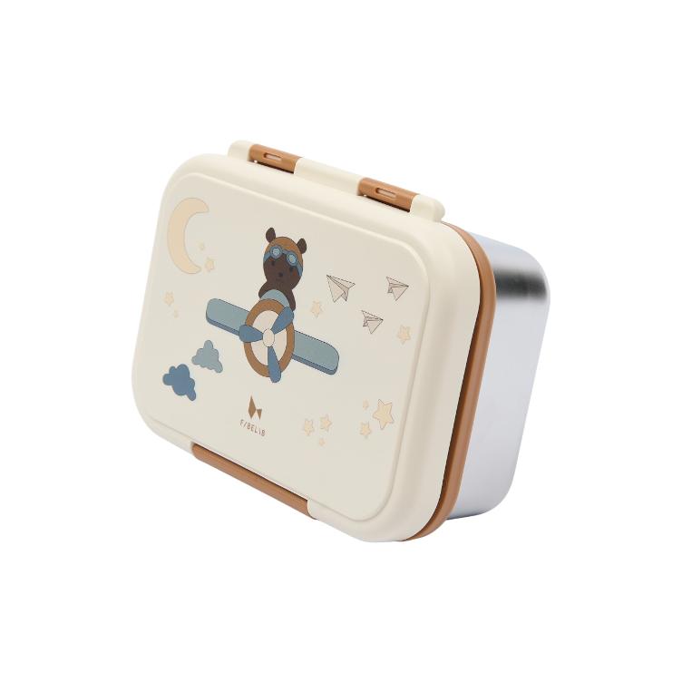 Fabelab Lunchbox Bear Air Plane – Whisper White