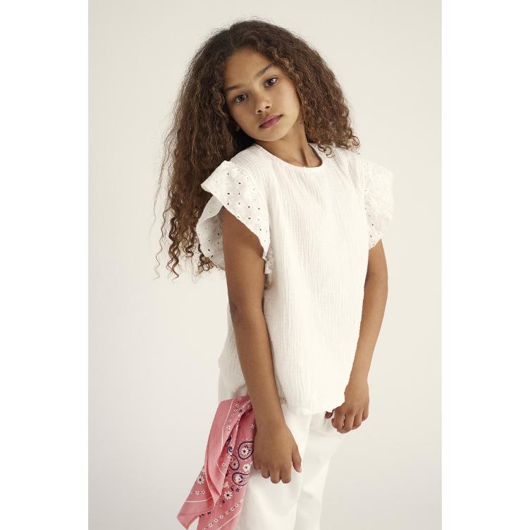 Bluse aus flauschiger Muselin Stoff - My Little COZMO