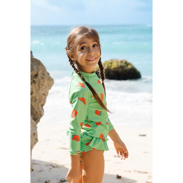 KINDISCH Mädchen Bikini Set 2-teilig – Papaya