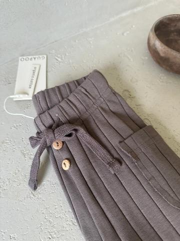 GUAPOO – Organic Rib Leggings Brown (100 % Bio-Baumwolle, GOTS) - 5