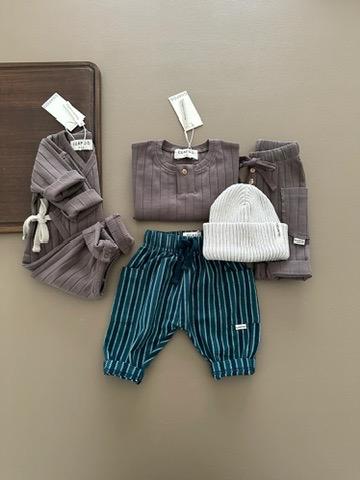 GUAPOO – Organic Rib Leggings Brown (100 % Bio-Baumwolle, GOTS) - 7