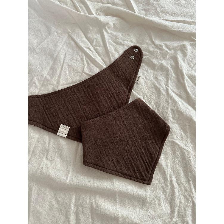 GUAPOO – 2er-Pack Muslin Bandana | Chocholate (100 % Bio-Baumwolle, GOTS)
