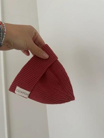 GUAPOO – Knit Beanie Berry (100 % Bio-Baumwolle, GOTS) - 2