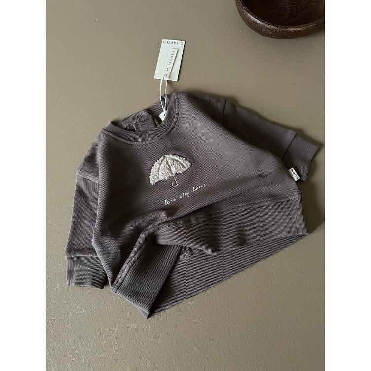 GUAPOO – Sweatshirt “Let’s Stay Home” (100 % Bio-Baumwolle, GOTS)