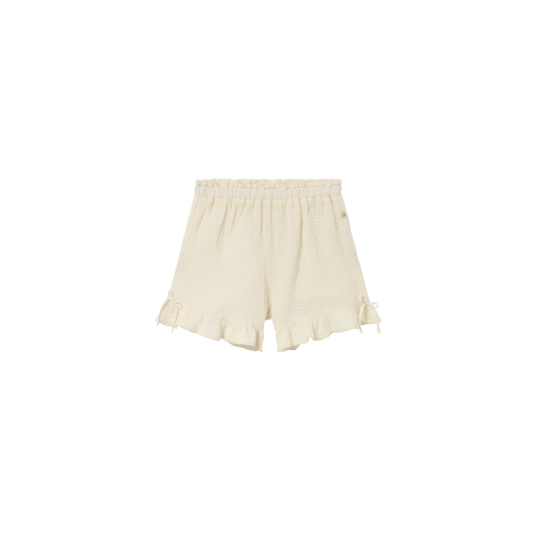 Cozmo – Isla Shorts aus weichem Baumwoll-Gauze (Ivory)