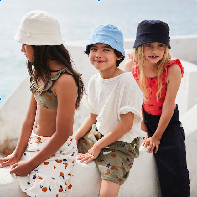 Organic double-face shorts `My Little COZMO` I Letzte Gr. 116 - 2