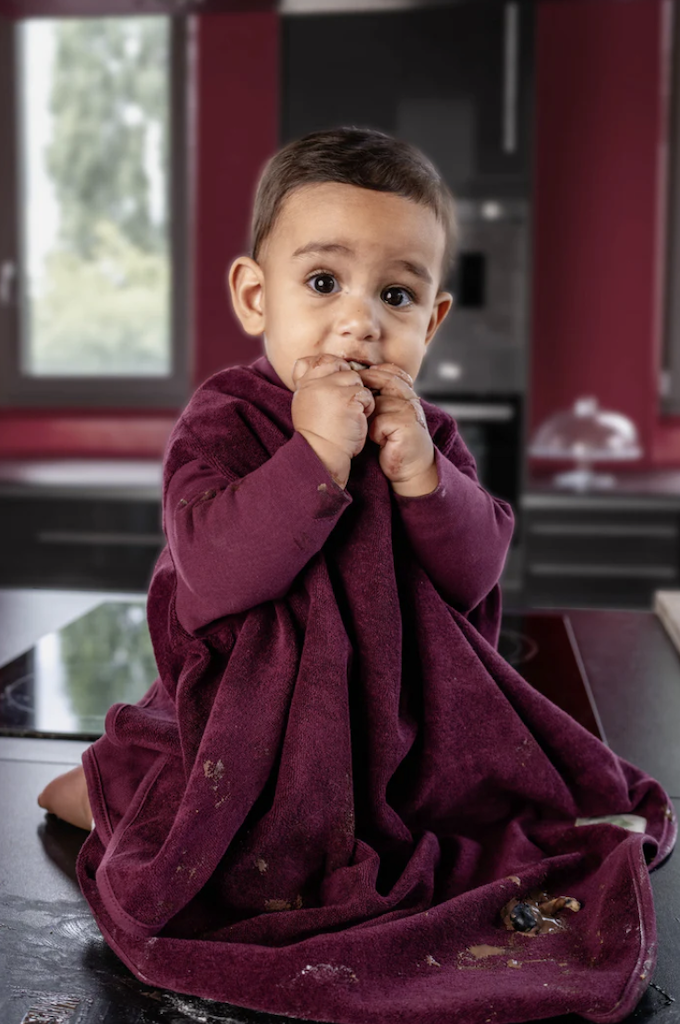 Làtzchen “Boo“-Frottee Waterproof - Mulberry - 0