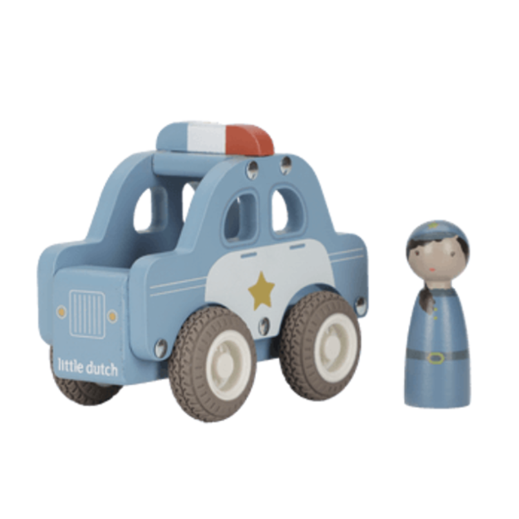 Little Dutch – Holz-Polizeiauto FSC