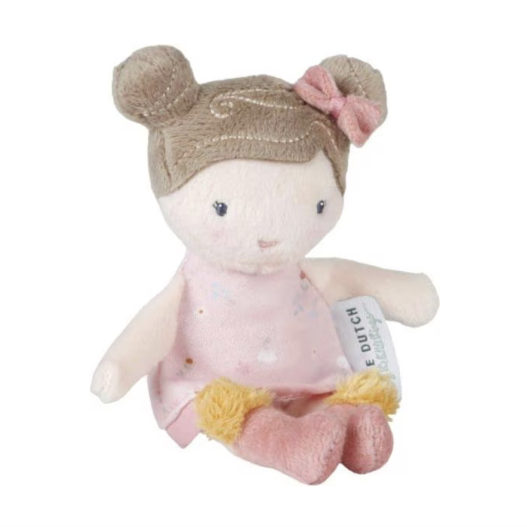 Little Dutch - Kuschelpuppe Rosa – 10 cm