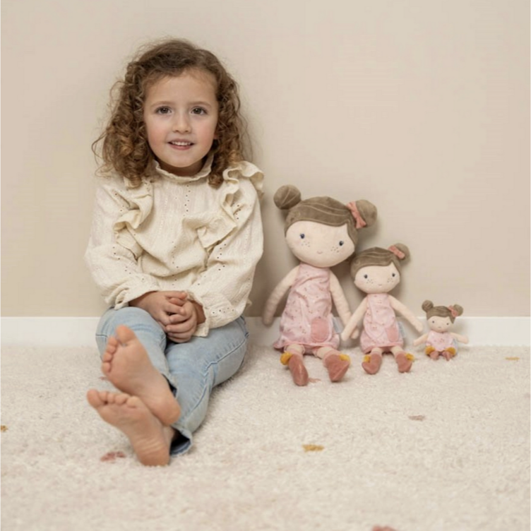 Little Dutch - Kuschelpuppe Rosa – 35 cm - 1