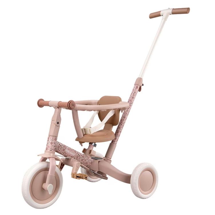 LITTLE DUTCH – Dreirad 4-in-1 Fairy Floral mit Schiebestange