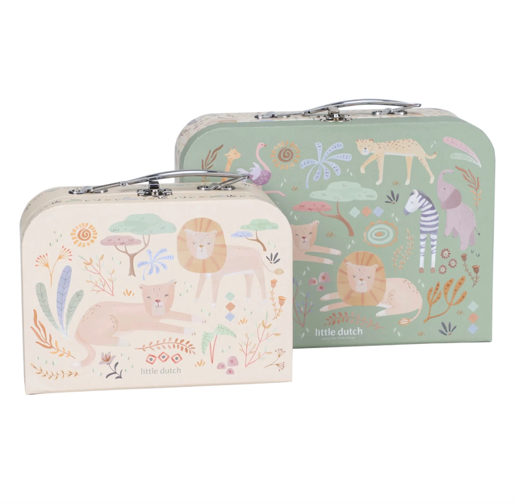 Little Dutch Kofferset FSC – Safari Friends