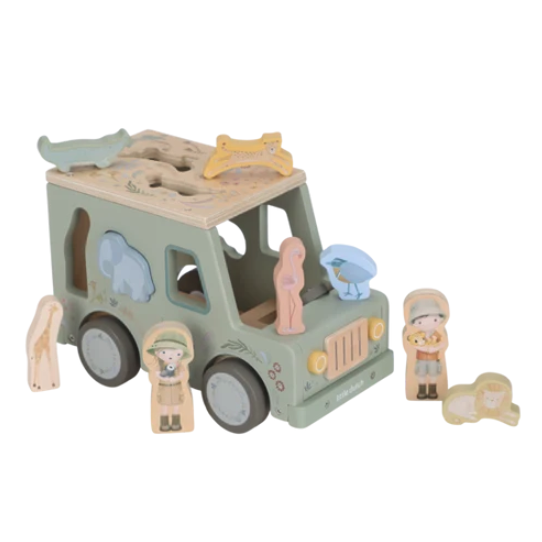 Little Dutch Formensortierer Auto FSC – Safari Friends