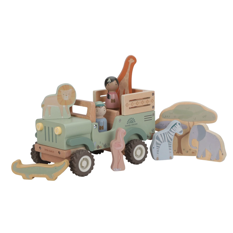 Little Dutch Holz Safari Auto FSC – Safari Friends