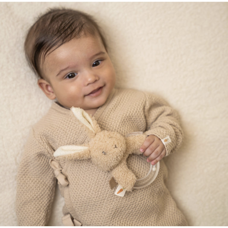Ringrassel Hase - Baby bunny - LITTLE DUTCH