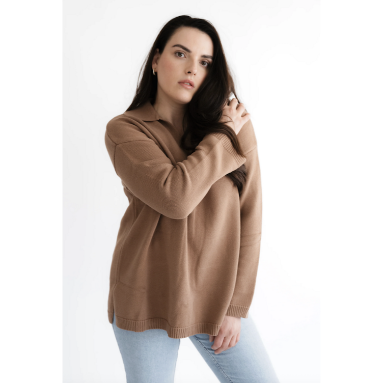 Leichter Strickpullover aus 100% Baumwolle | Santabarbara The Label