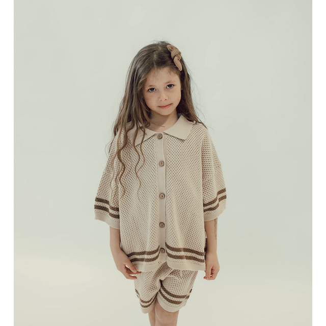 Crochet Shirt Kids - Sand - Lik&Ley - 4