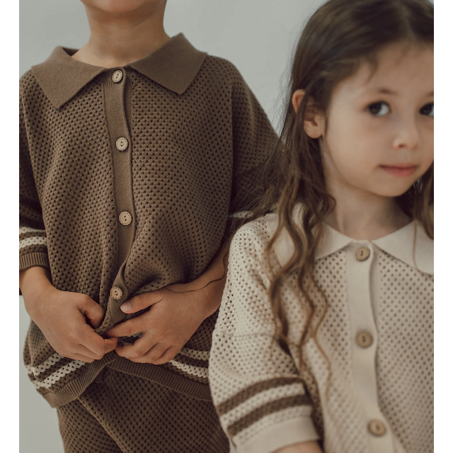 Crochet Shirt Kids - Sand - Lik&Ley - 2