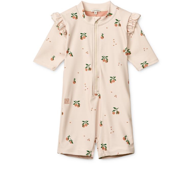 Amel Printed Swim Jumpsuit – Peach / Sea Shell LIEWOOD