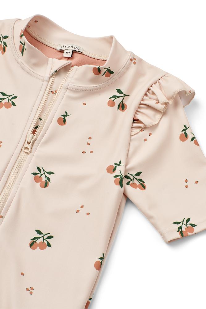 Amel Printed Swim Jumpsuit – Peach / Sea Shell LIEWOOD - 1