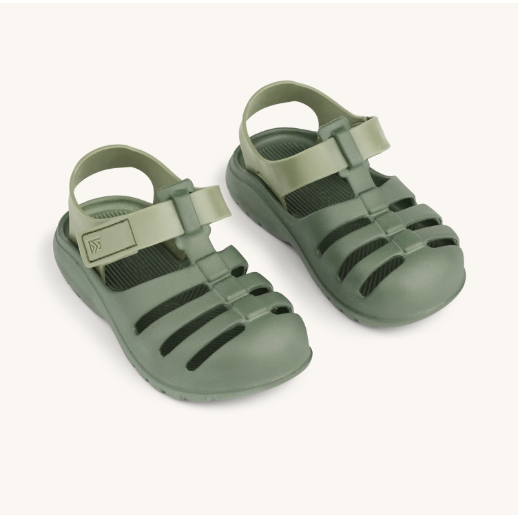 SALE I BEAU Strandsandalen – Tea / Faune Green LIEWOOD