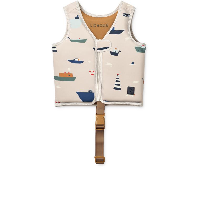 LIEWOOD Kinder Schwimmweste Dove – Sailing / Sandy