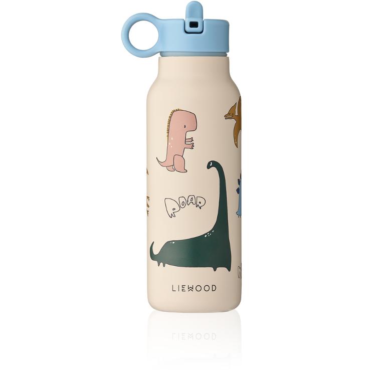 LIEWOOD Falk Trinkflasche 350 ml – Dino Roar Sandy