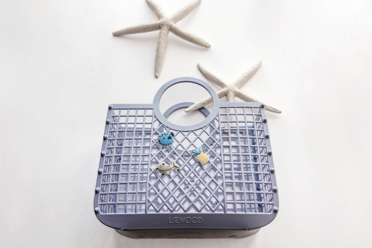 Samantha Korb mit Charms – Dusty Lavender | LIEWOOD - 0