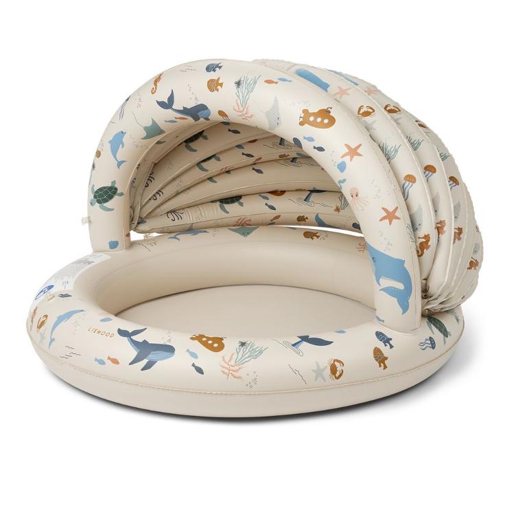 LIEWOOD Hadleia Printed Canopy Pool – Sea Creature / Sandy