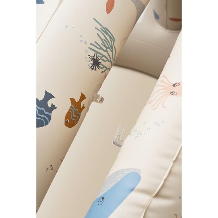 LIEWOOD Hadleia Printed Canopy Pool – Sea Creature / Sandy - 0