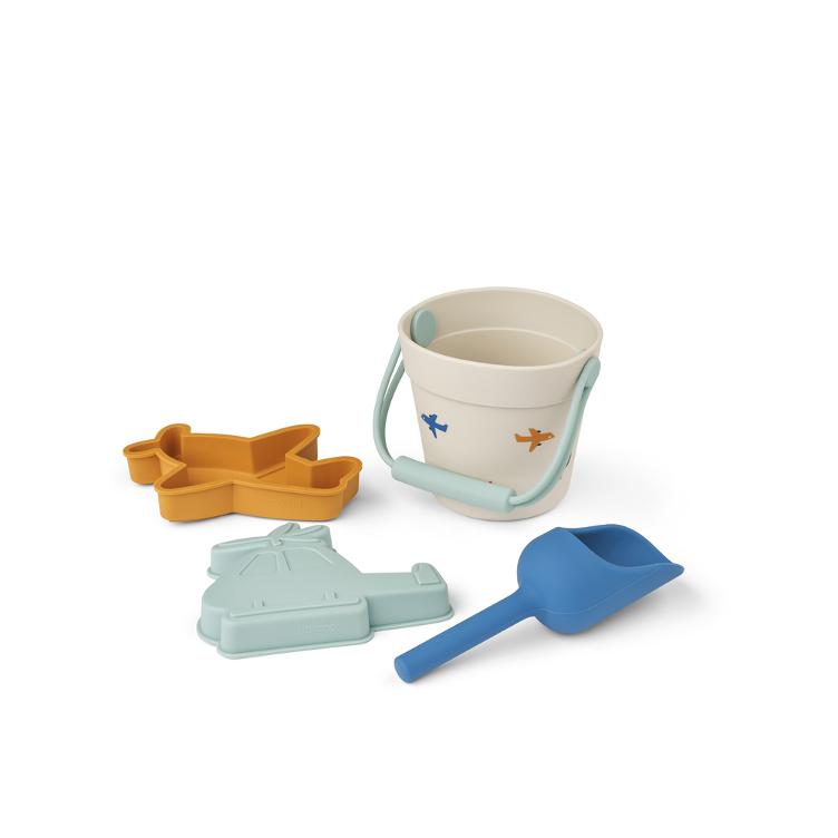 LIEWOOD Mini-Strandset – Aviator / Ecru