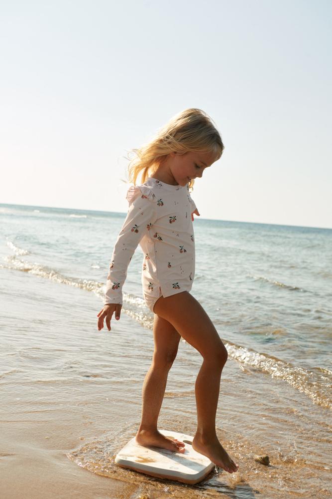 Tenley Printed Swim Tee – Peach / Sea Shell LIEWOOD - 0