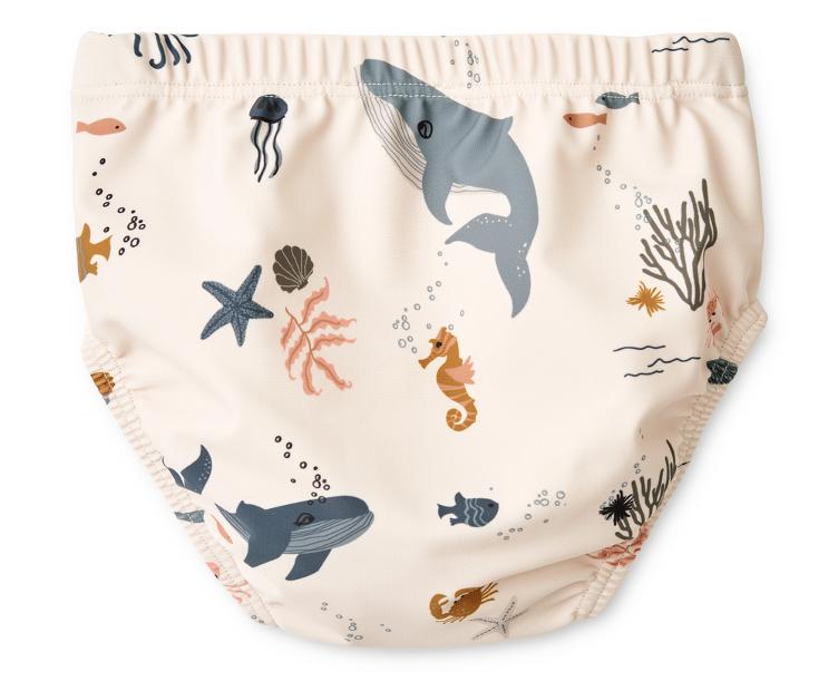 Anthony Baby Printed Swim Pants – Sea Creature / Sandy LIEWOOD - 0