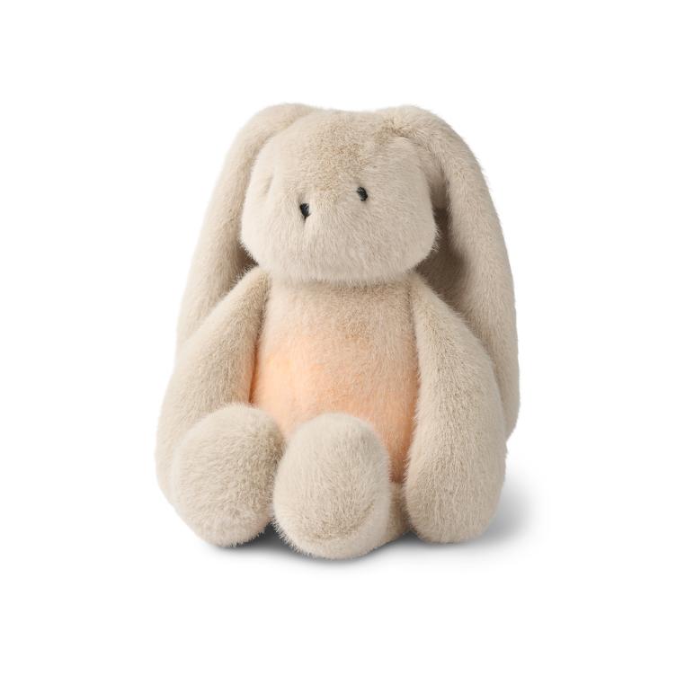 LIEWOOD Hattie Rabbit Humming Teddy – White-Noise-Hase mit Lichtfunktion