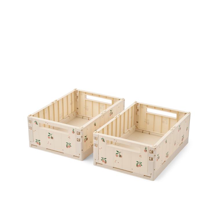 LIEWOOD Weston Aufbewahrungsbox M 2er-Set – Peach / Sea Shell